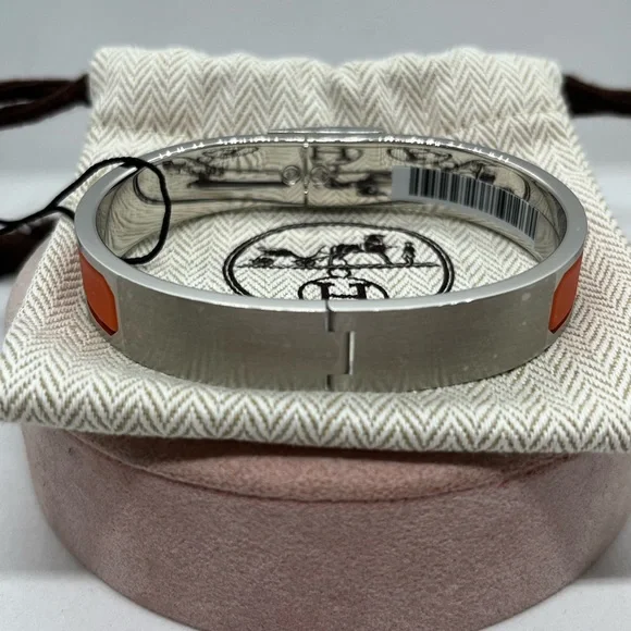 HERMES Jet bracelet size T5 orange men - Picture 2 of 3